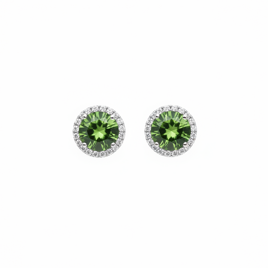 Peridot August Birthstone Earrings