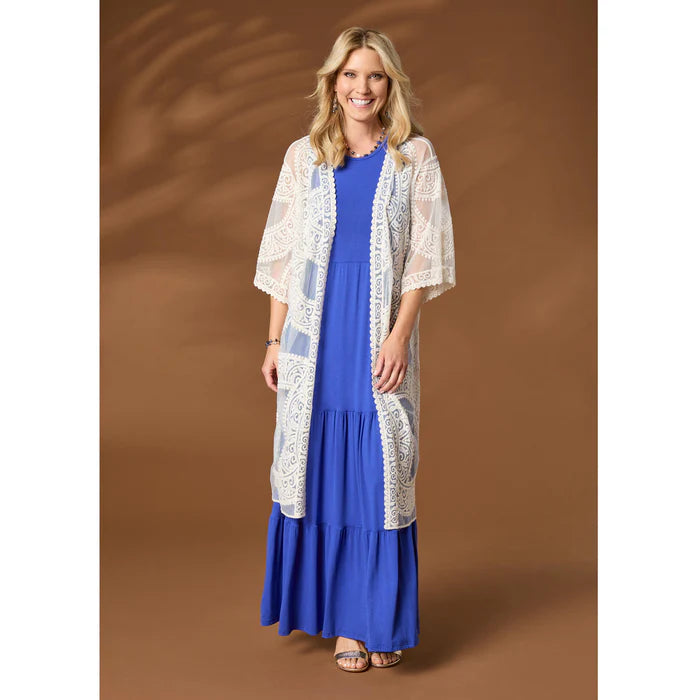 Scilla Elbow Sleeve Open Cardigan