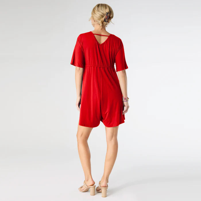 Bella Crossover Romper Short