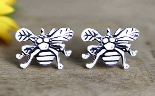 Bumble Bee Stud Earrings