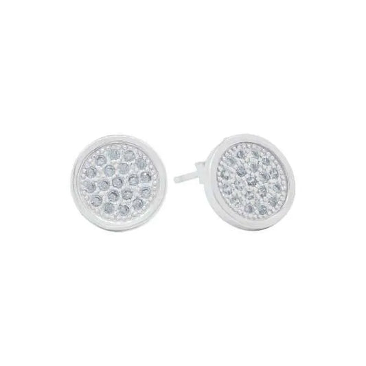 CZ Small Round Post Earrings