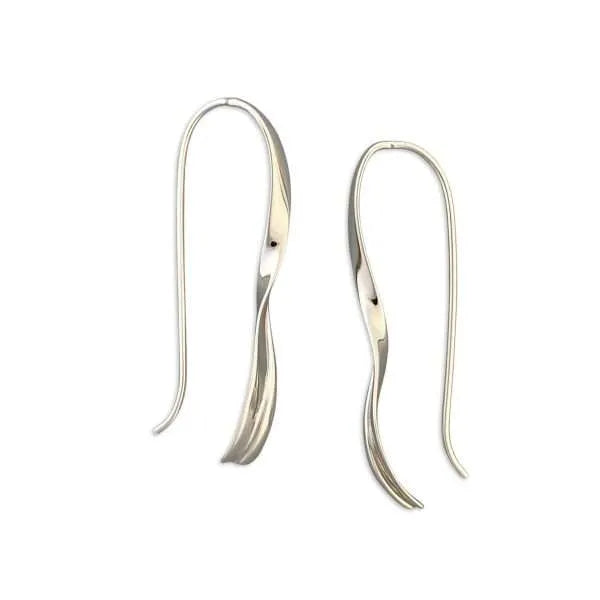 Wave Shape Hook Earrings