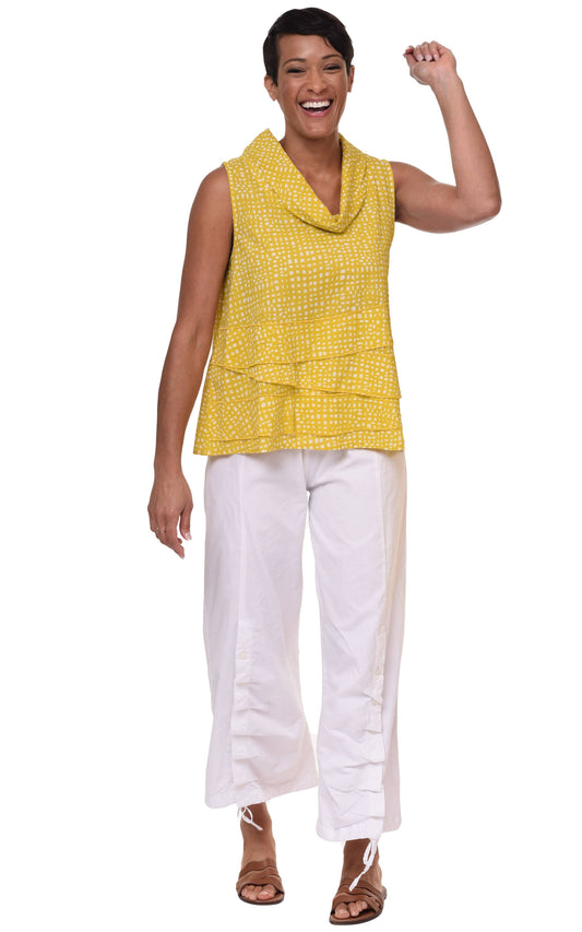 Leilani Top in Goldfish Dots