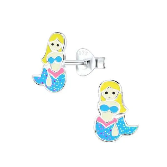 Mermaid Post Earrings