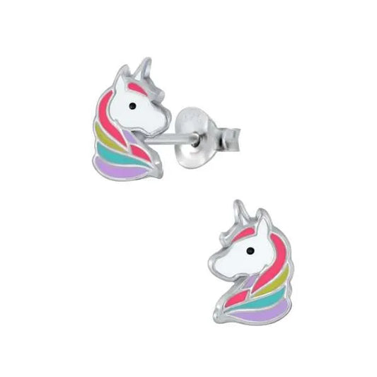 Unicorn Post Earrings