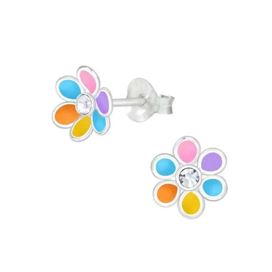 Flower Bud Post Earrings