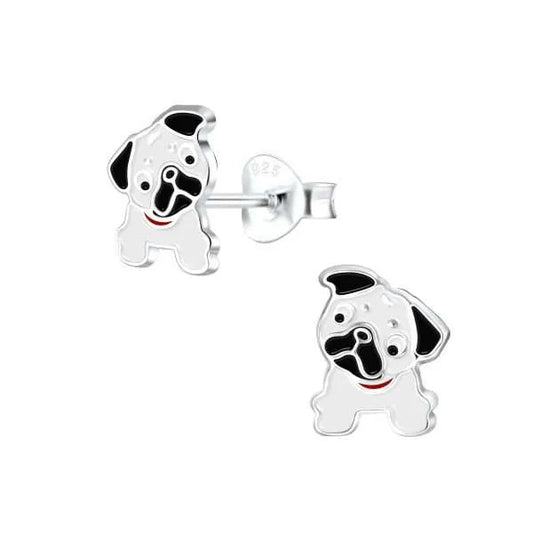 Pug Post Earrings