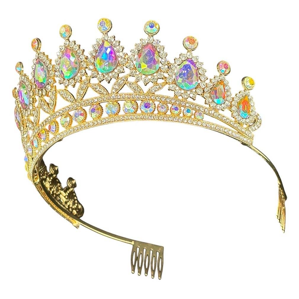 Dazzling Flower Rhinestone Tiara