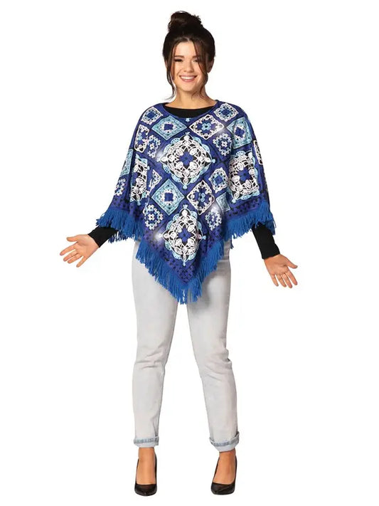 Light Up Hanukkah Poncho