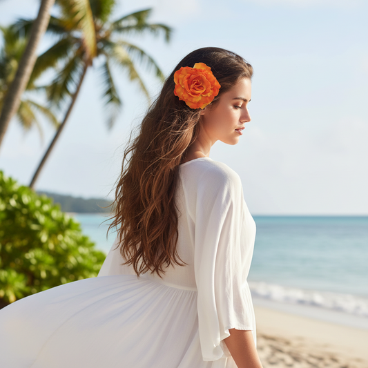 Sunset Bloom Hair Clip