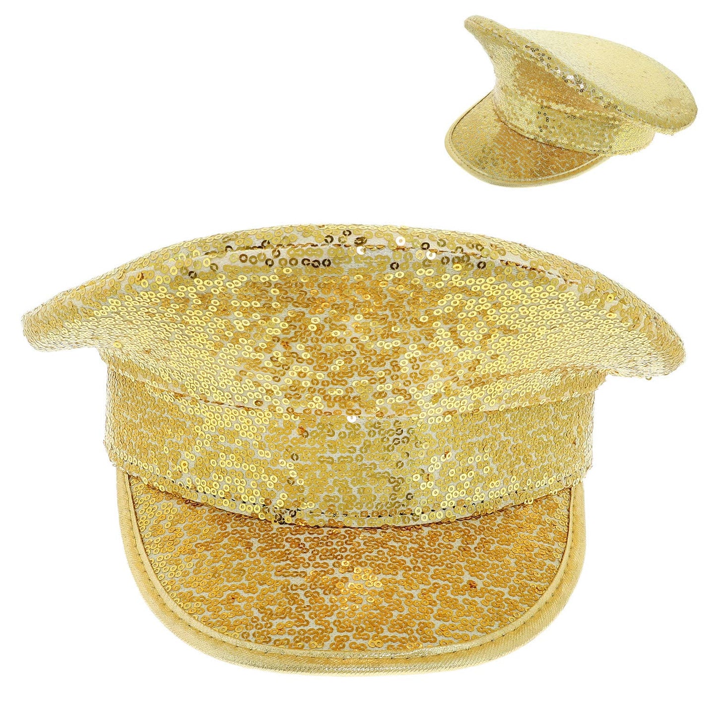 Festival Fashion Sequins Captain Hat
