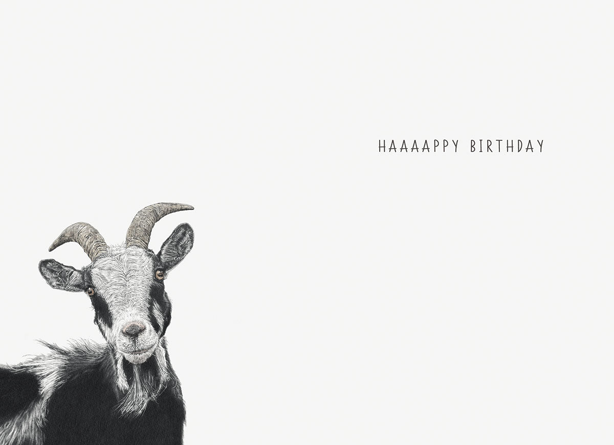 Goat of All Time | Complimentary Birthday Greeting Card