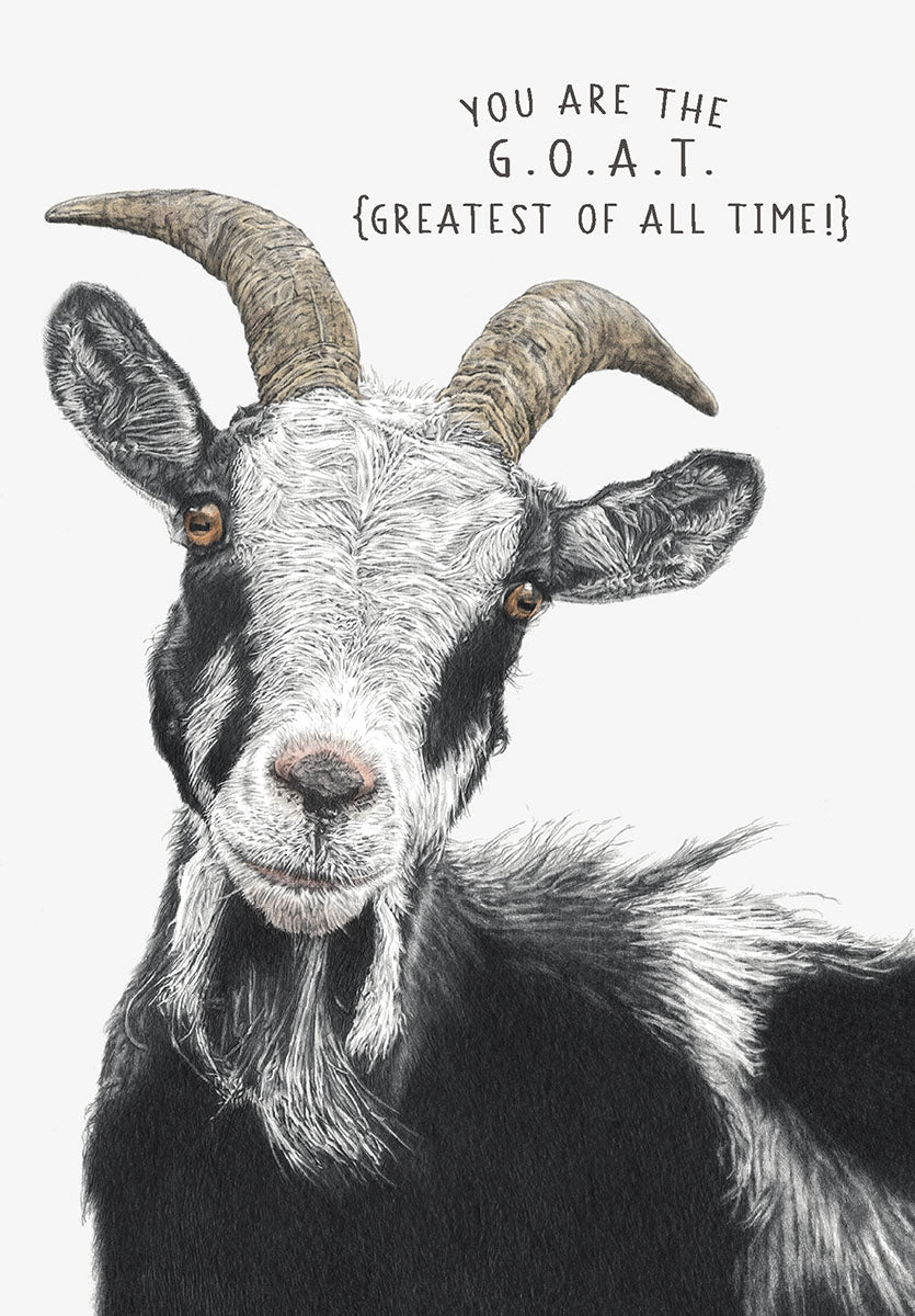 Goat of All Time | Complimentary Birthday Greeting Card