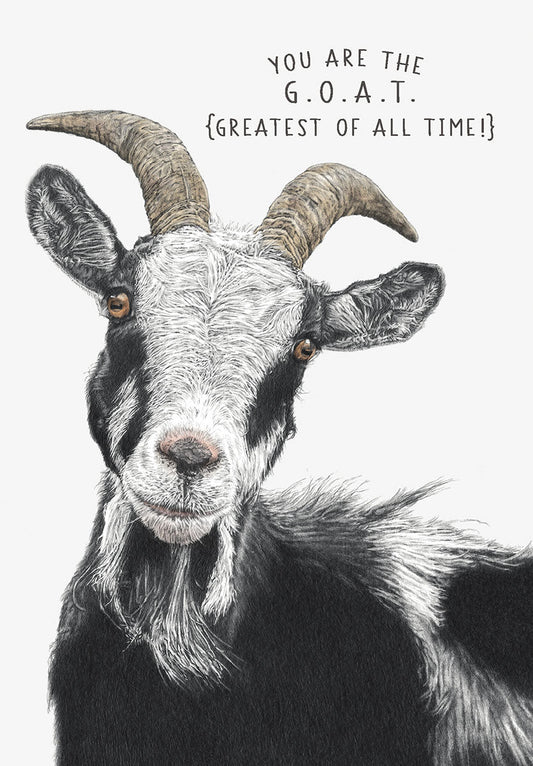 Goat of All Time | Complimentary Birthday Greeting Card