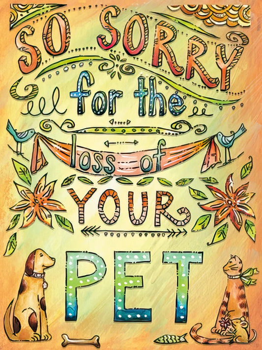Pet Sympathy Greeting Card