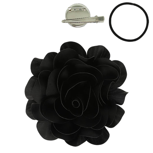 Camellia Flower Pin and Hair Clip