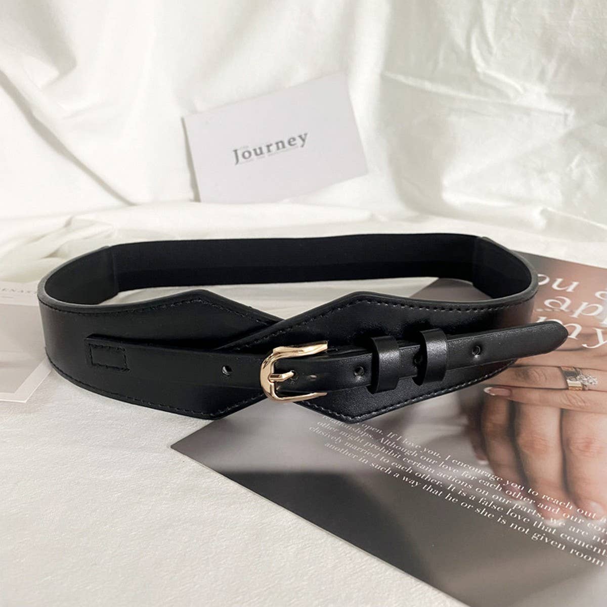 Elastic Wide-Brimmed Fashionable Belt