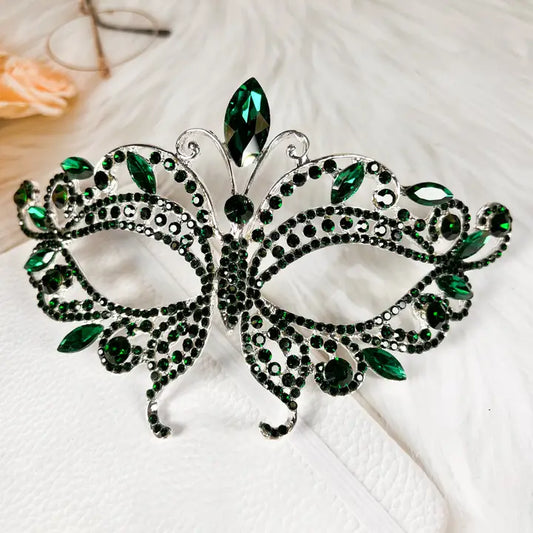 Butterfly Masquerade Mask Wedding Party Silver Eye Mask