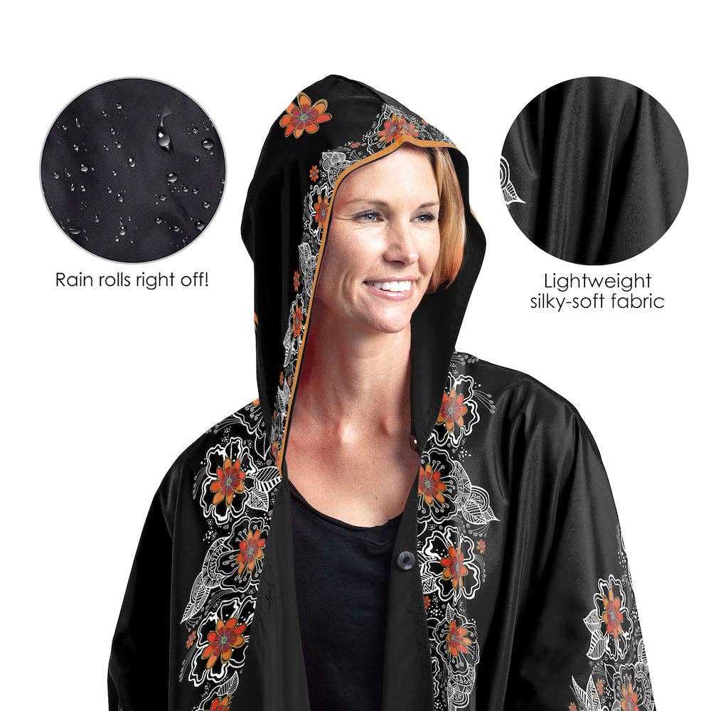 Reversible Rain Cape Laurel Burch Collection
