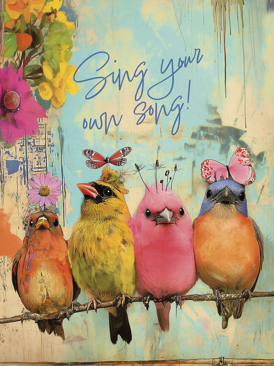 Feathered Friends | Encouraging Birthday Greeting Card