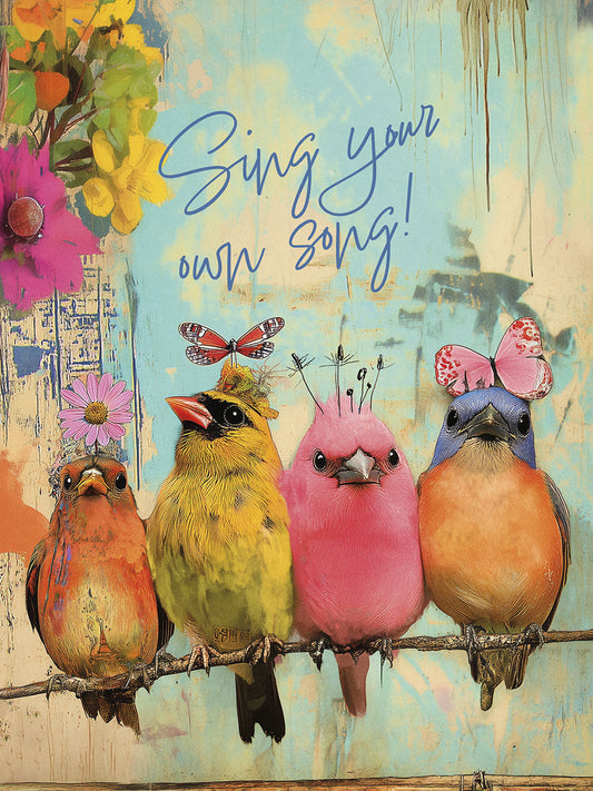 Feathered Friends | Encouraging Birthday Greeting Card
