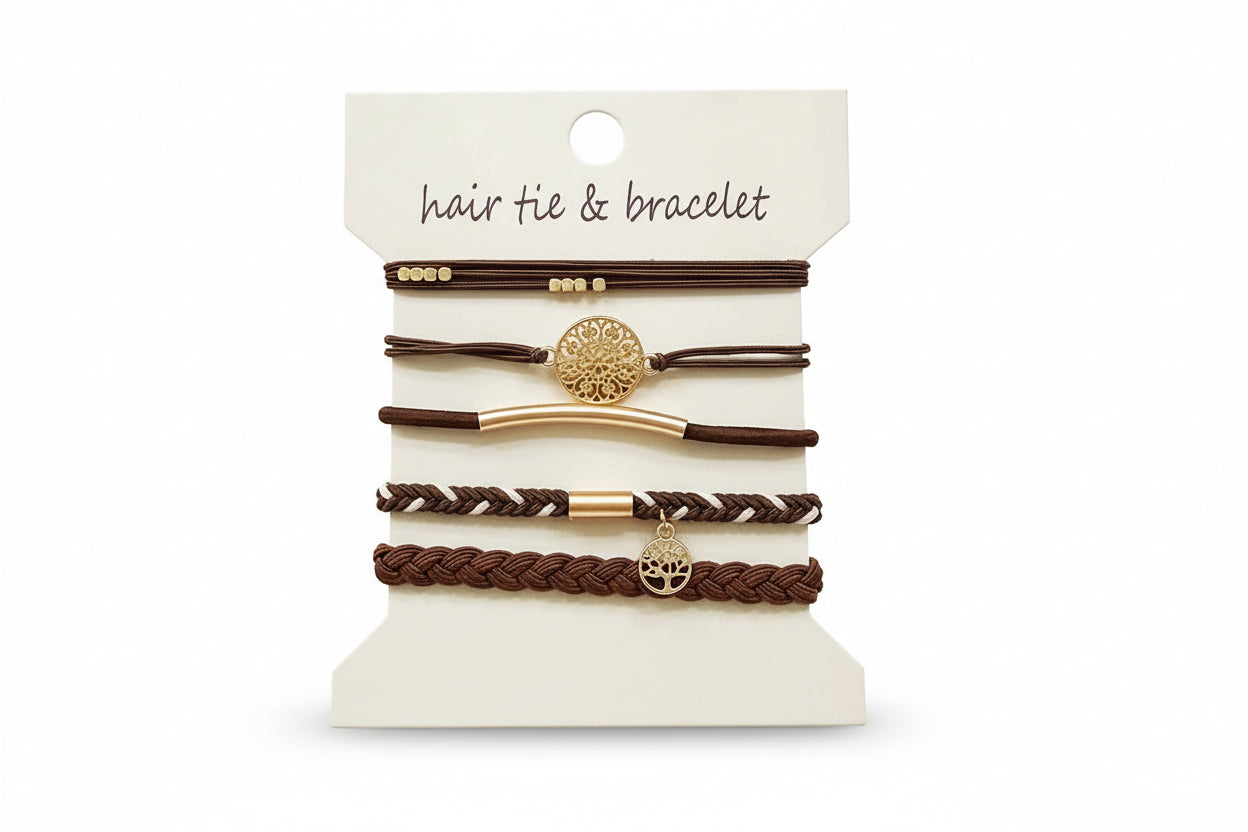Boho Inspired Hair Tie Bracelets
