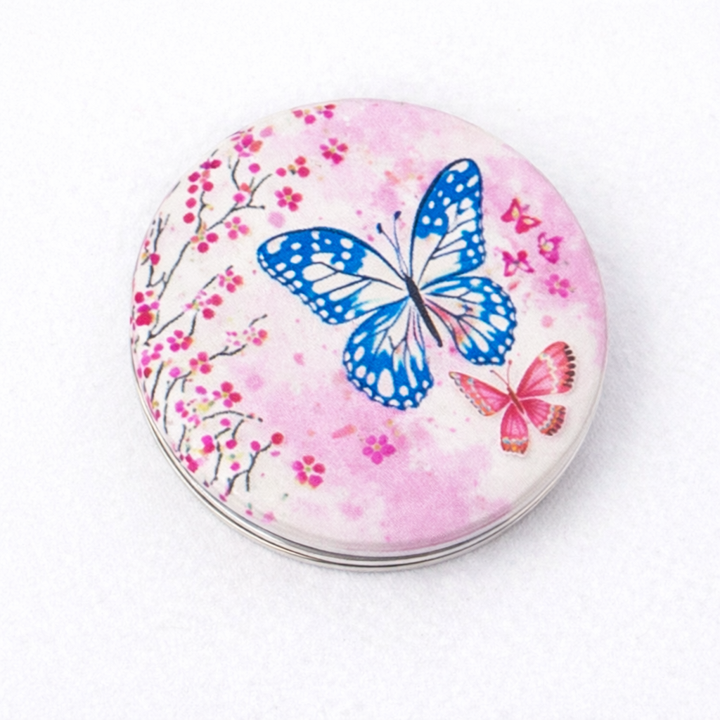 Butterfly Print Cosmetic Mirror (4 designs)