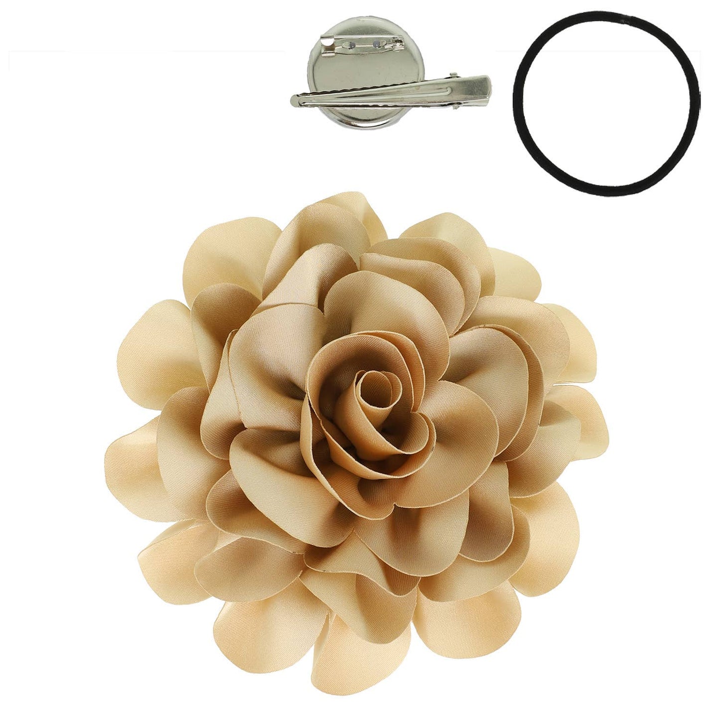 Camellia Flower Pin and Hair Clip
