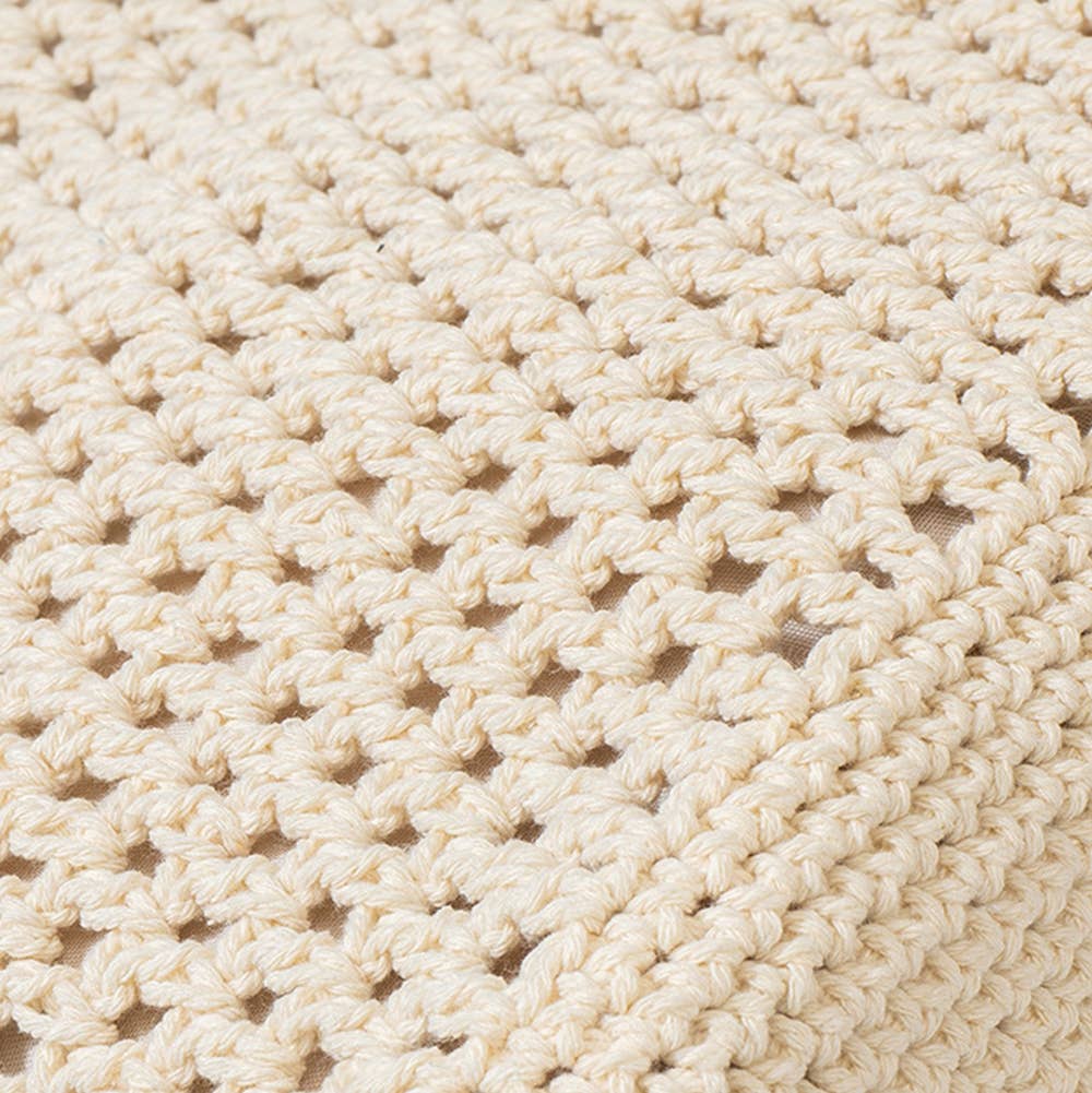 Oversized Straw Woven Travel Handbag