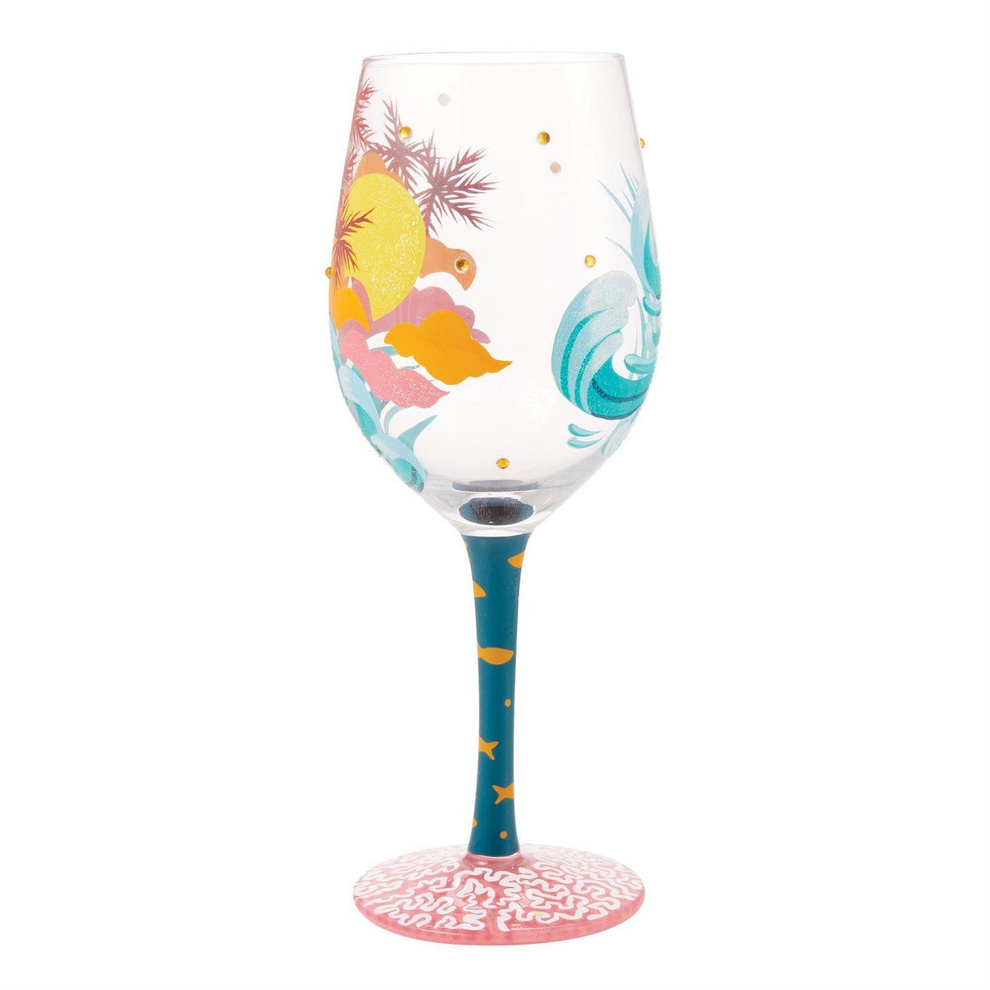 Tropical Getaway Lolita Wine Glass