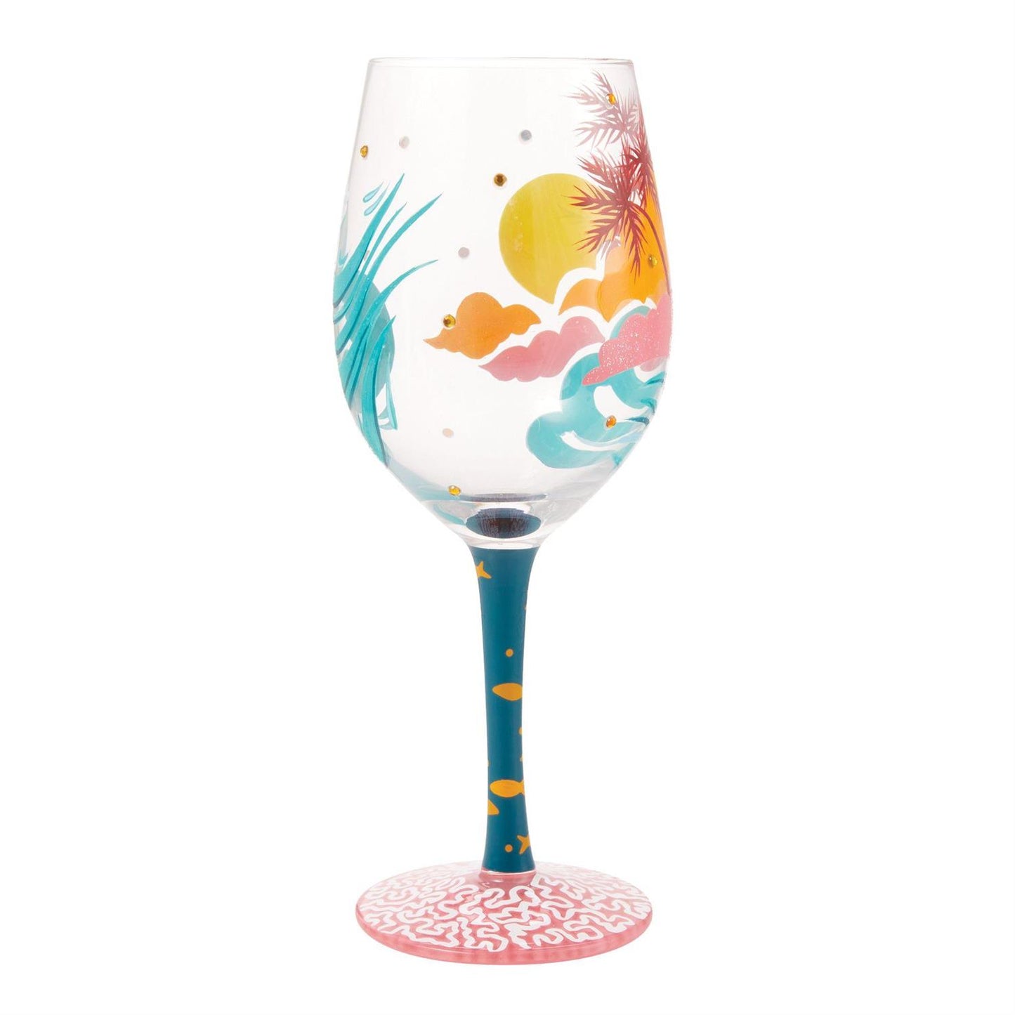 Tropical Getaway Lolita Wine Glass