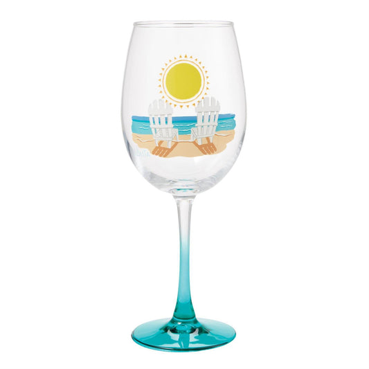 Sun On The Beach Lolita Wine Glass
