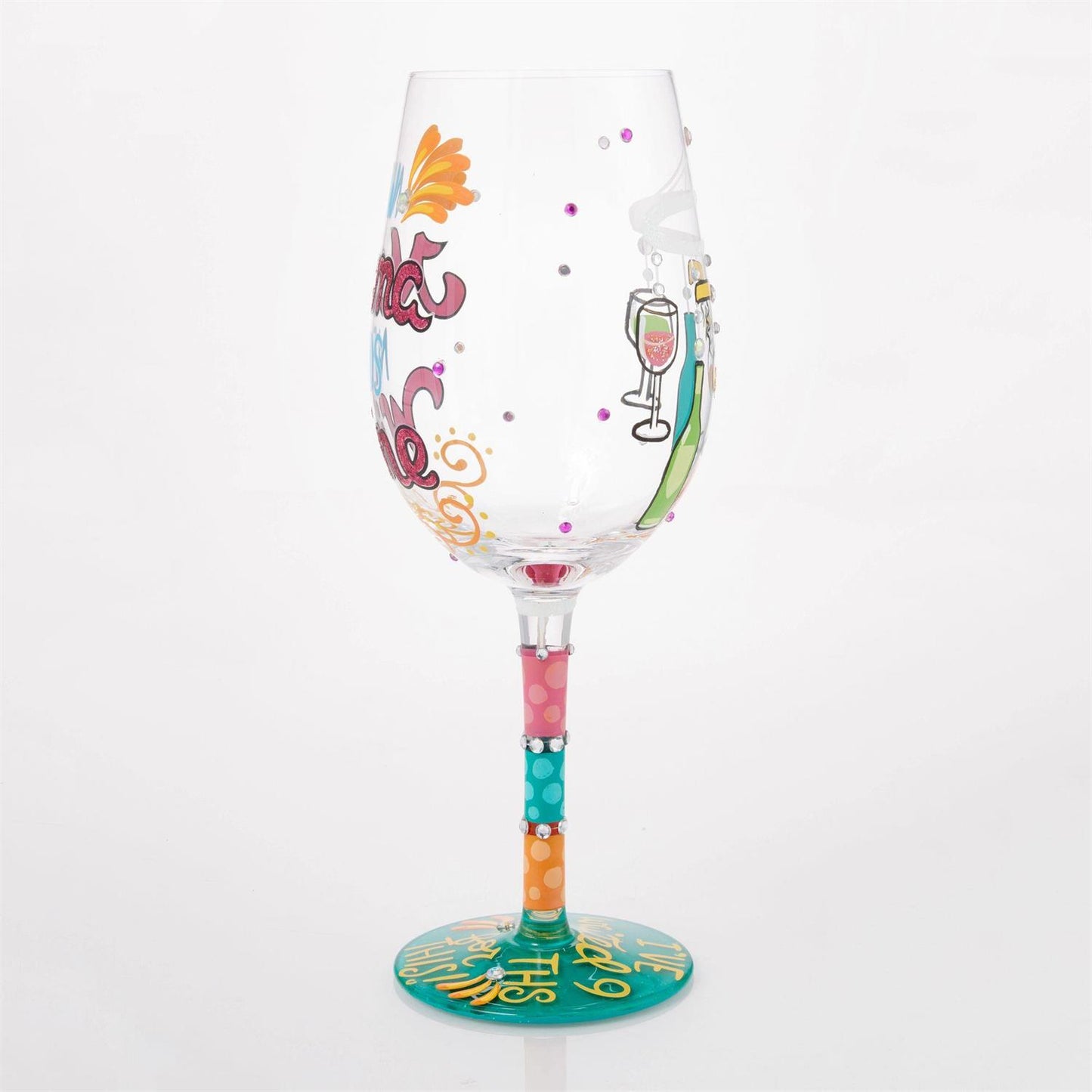 New Mama Needs Wine Lolita Wine Glass