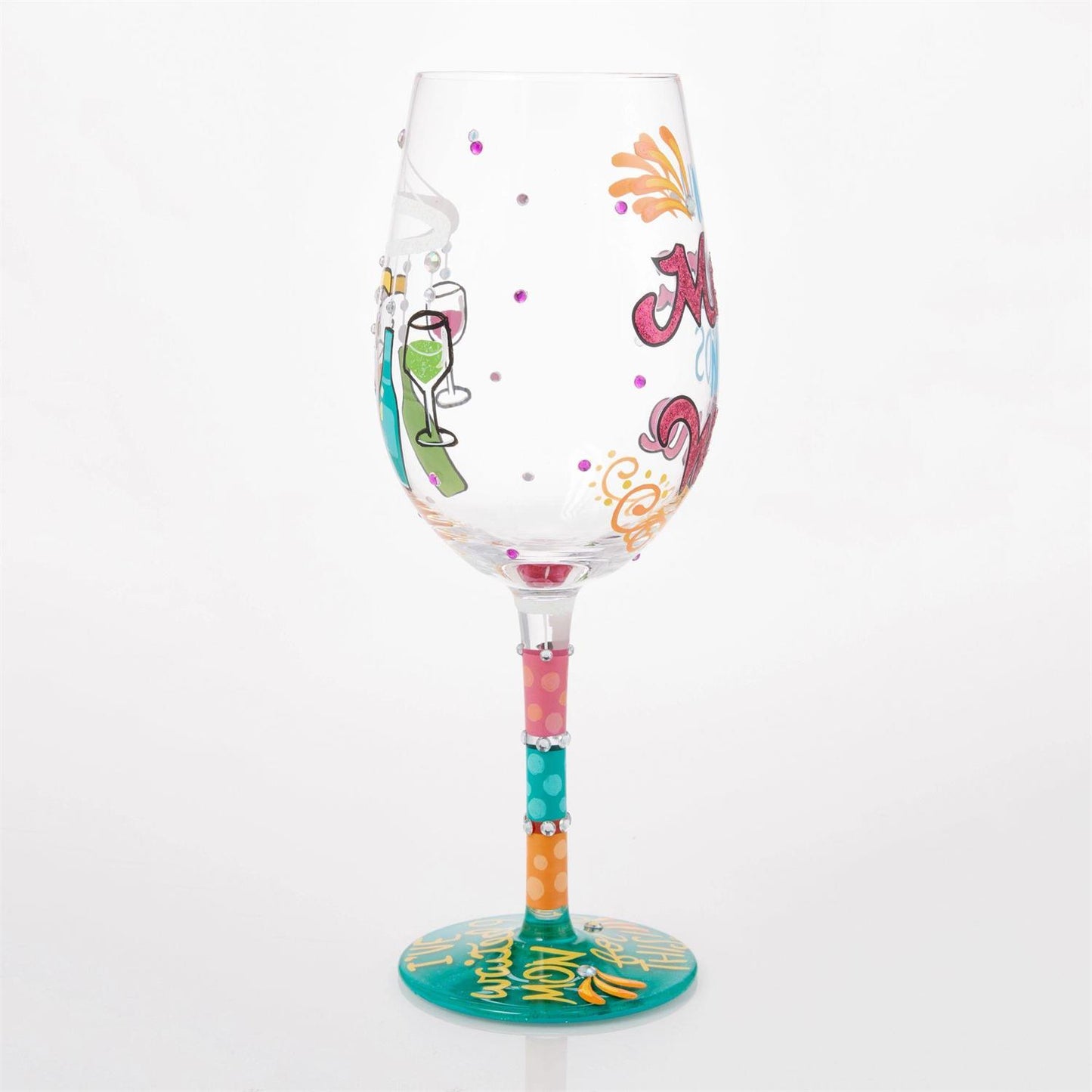New Mama Needs Wine Lolita Wine Glass