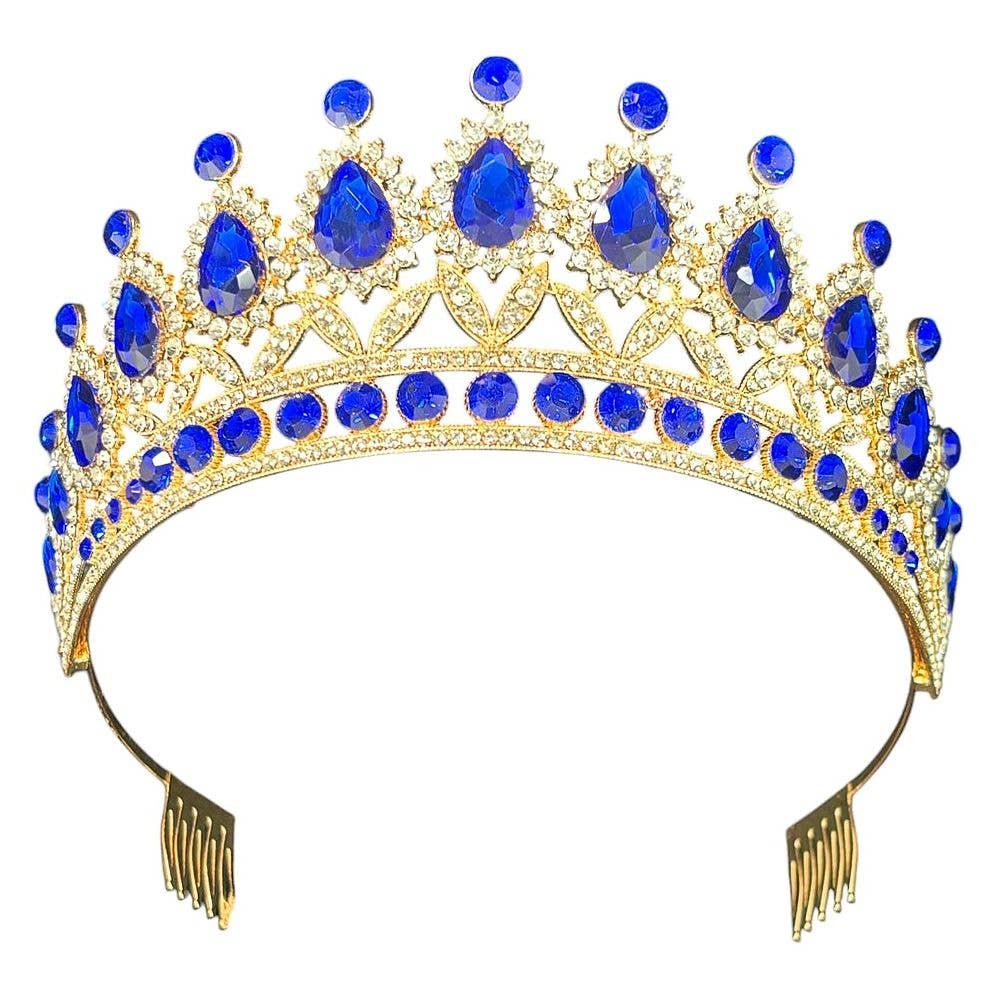 Dazzling Flower Rhinestone Tiara