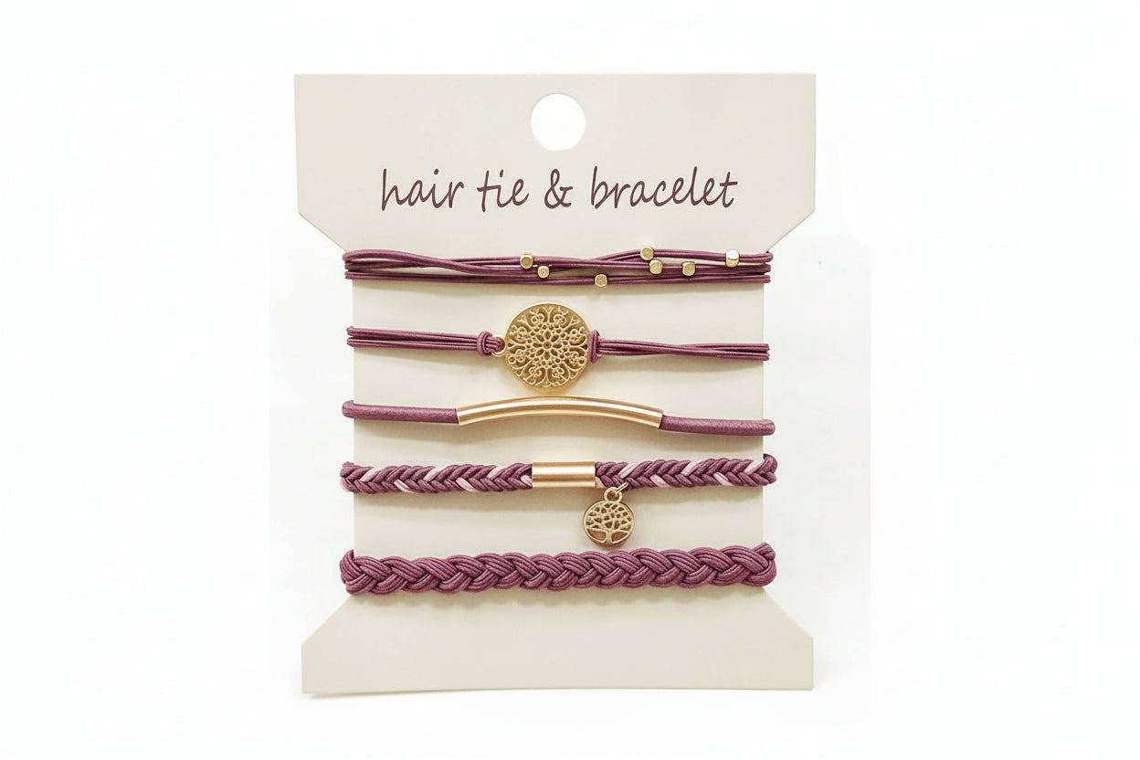 Boho Inspired Hair Tie Bracelets