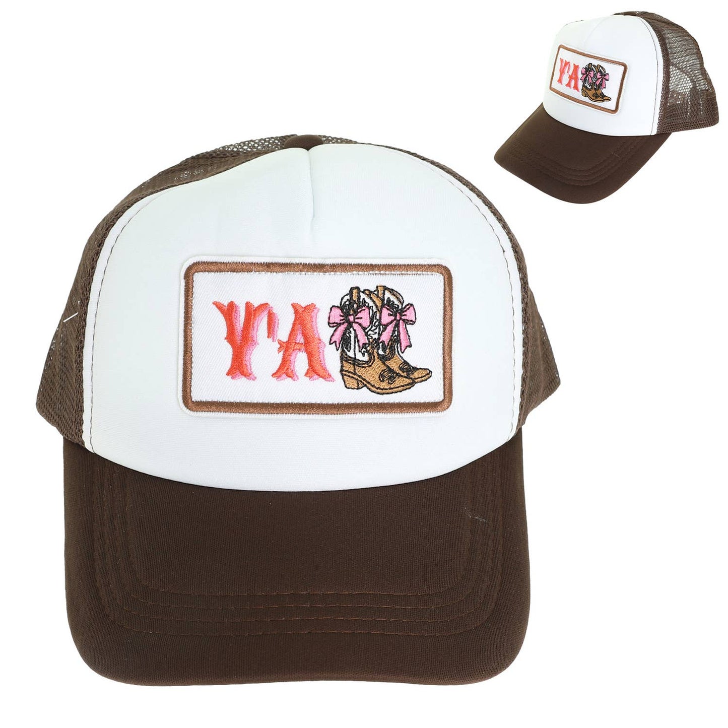 Western Y'all Mesh Backing Baseball Cap