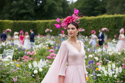 Fuchsia Garden Bloom Fascinator