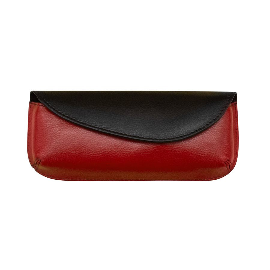 Genuine Leather Eyeglass Case with Magnetic Closure