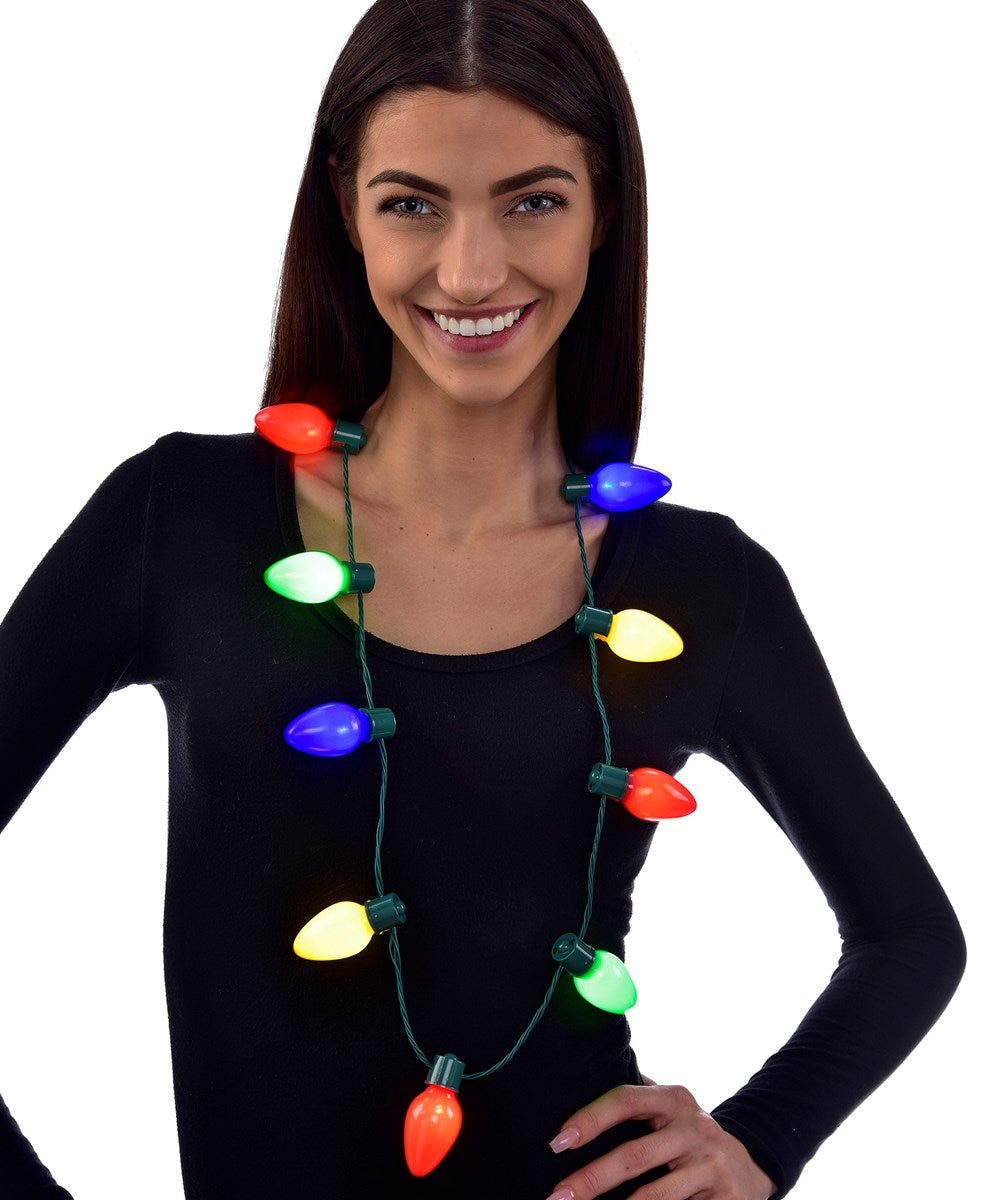 Light Up Jumbo Bulb Necklace