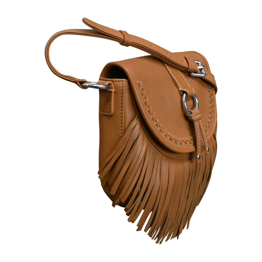 Western Frindge Half Moon Crossbody