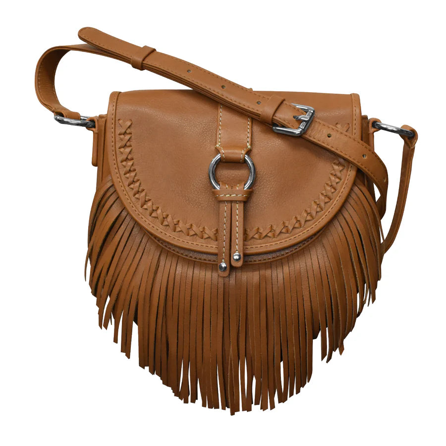 Western Frindge Half Moon Crossbody