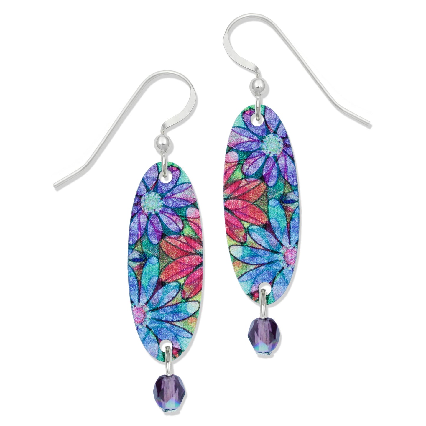 Playful Flower Art Earrings