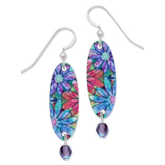 Playful Flower Art Earrings