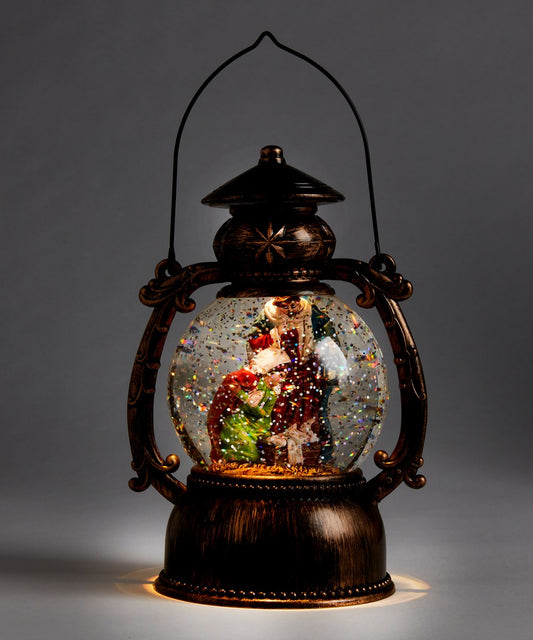 LED Water Latern w/ Nativity Scene