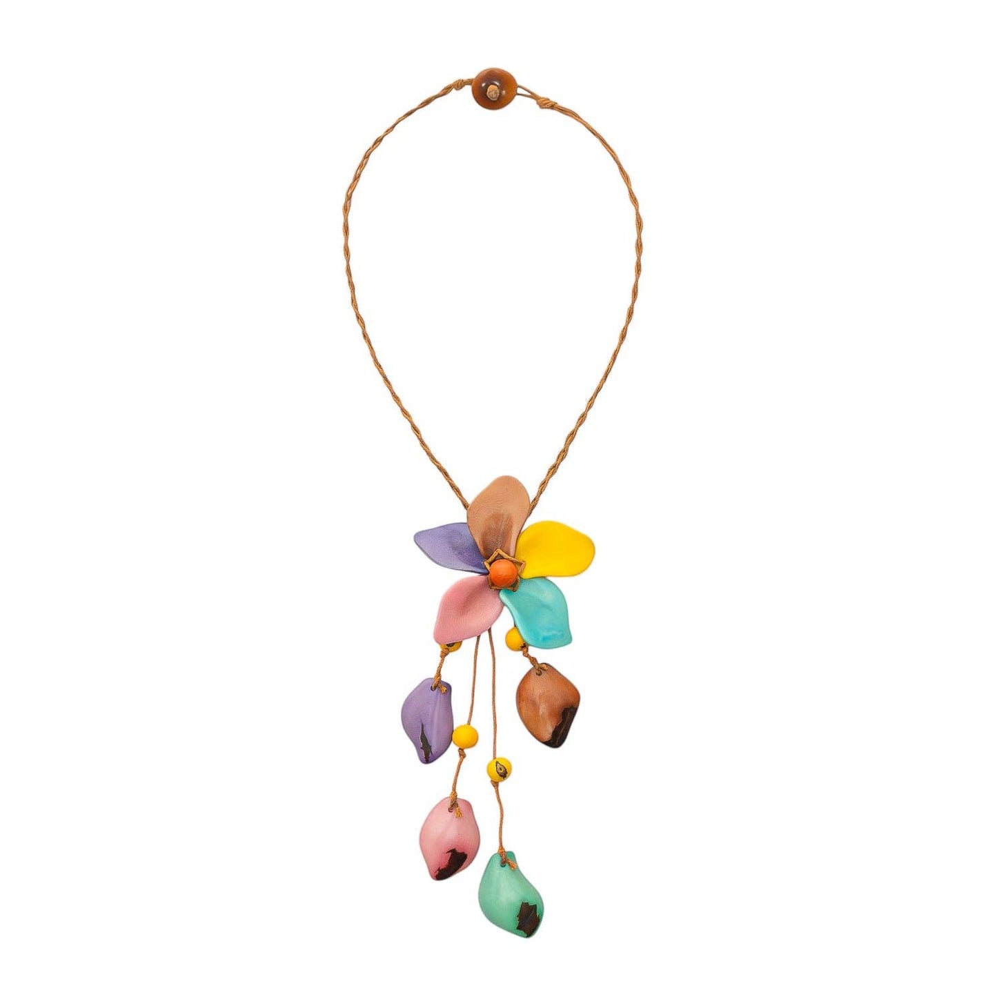 Floral Tagua Necklace