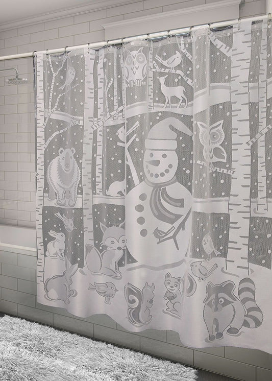 Snowman Shower Curtain