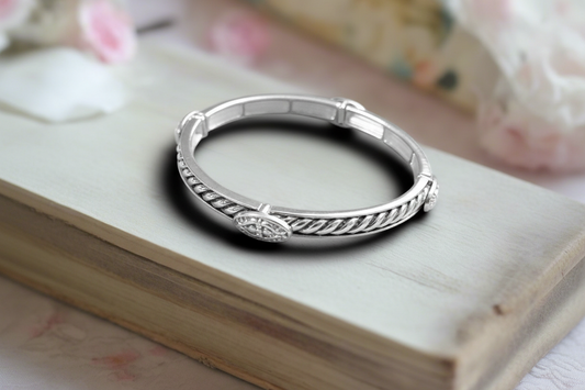 Silver Stretch Bracelet
