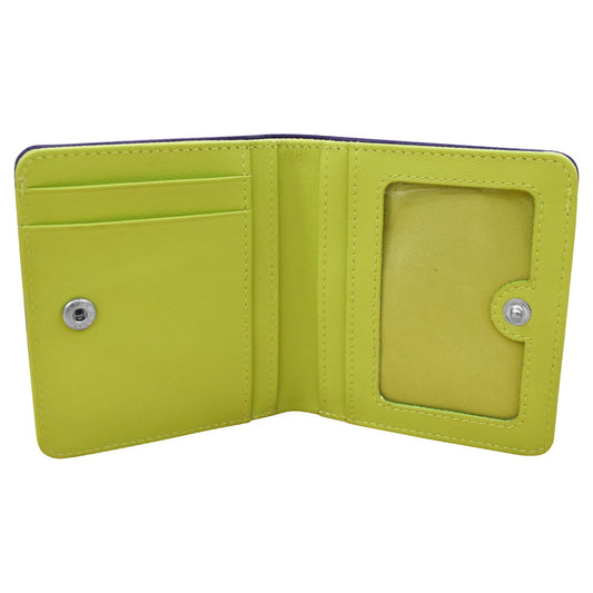 Two Tone Mini Bifold Wallet 7831