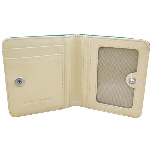 Two Tone Mini Bifold Wallet